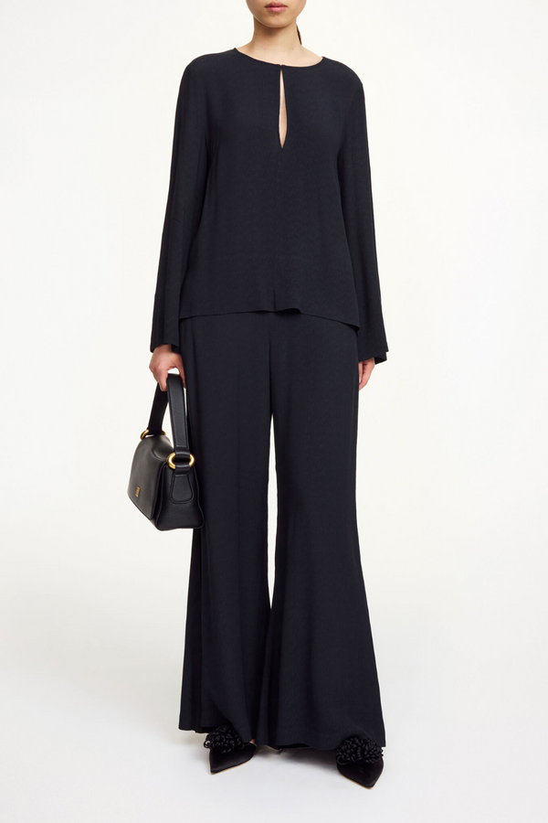 Lucee Flared Trousers - Black