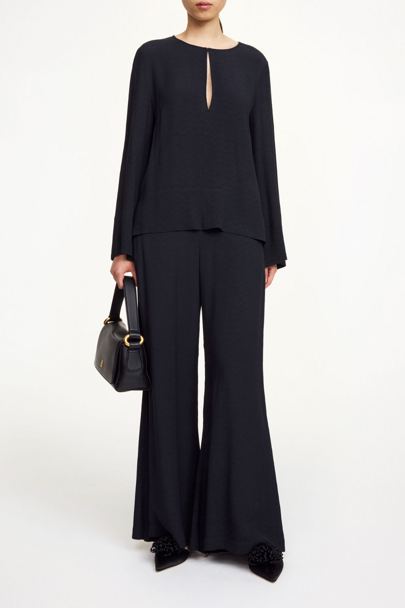 Lucee Flared Trousers - Black