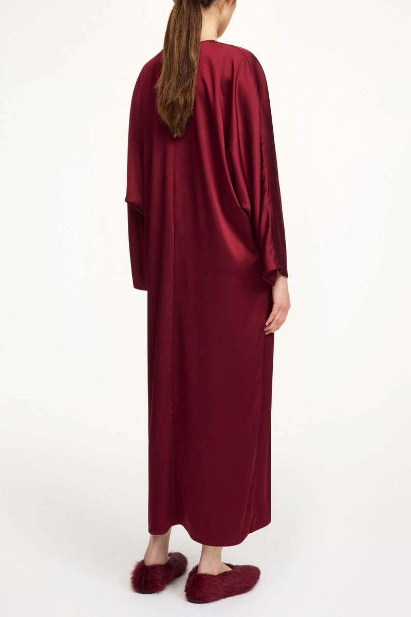 Lucina Dress - Cabernet