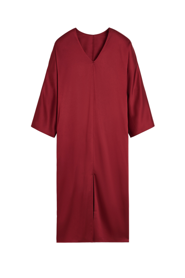 Lucina Dress - Cabernet