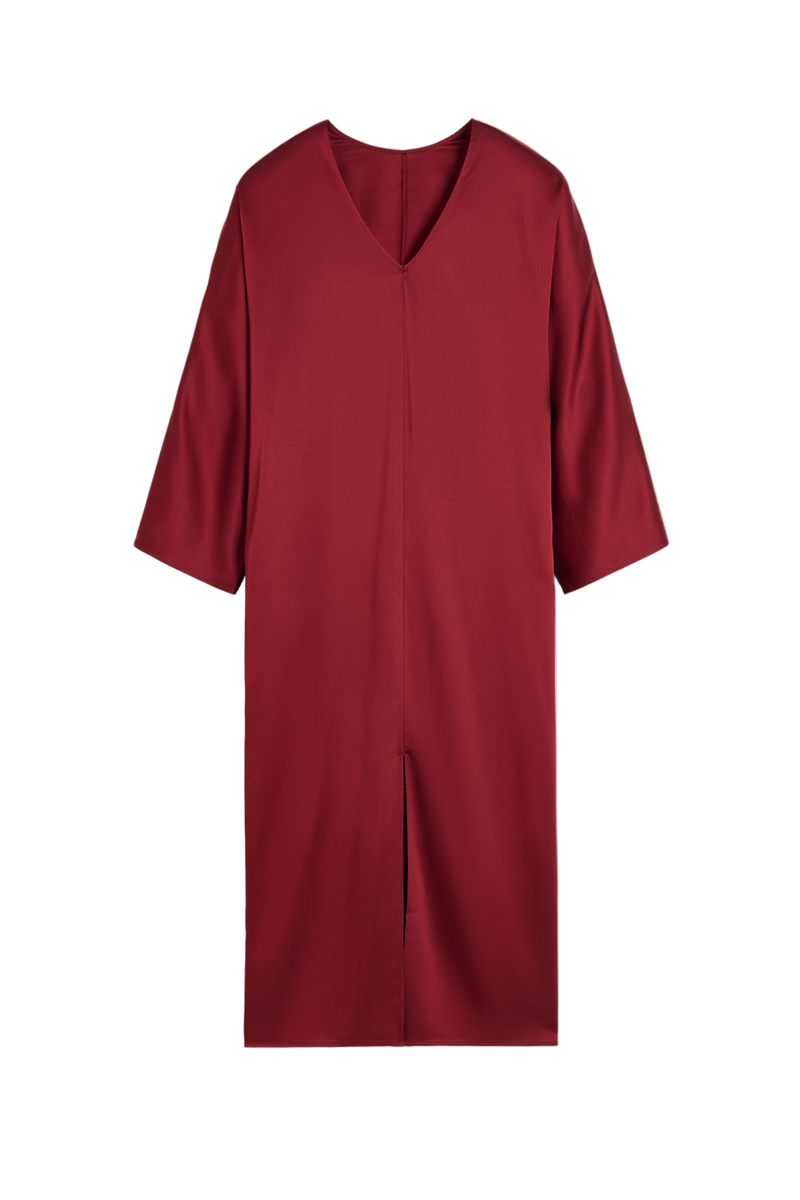 Lucina Dress - Cabernet