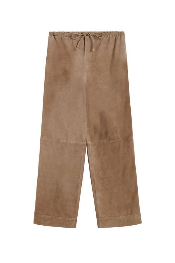 Joanni Suede Trousers - Chocolate Chip