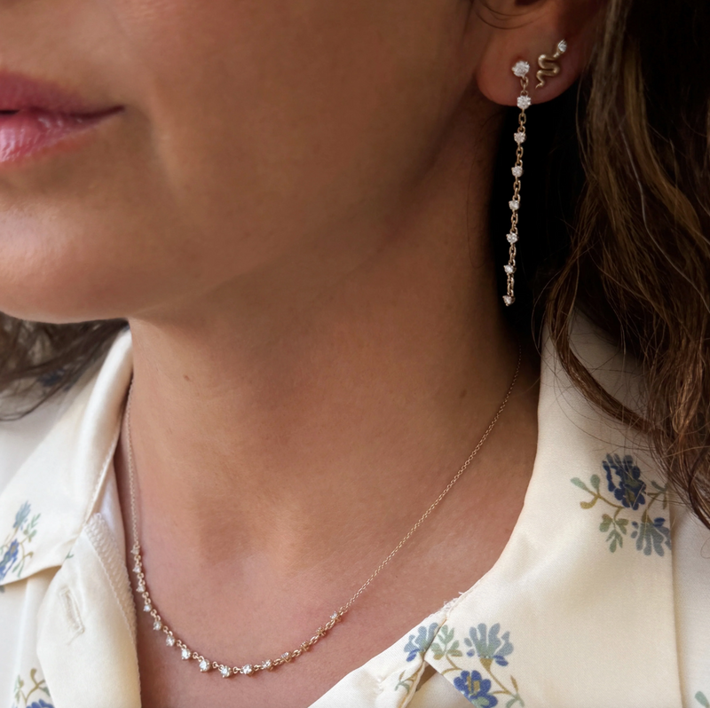 Grande Diamond Cascade Neckalce