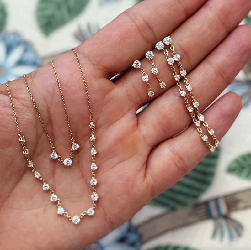 Grande Diamond Cascade Earrings