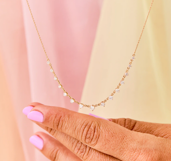 Grande Diamond Cascade Neckalce