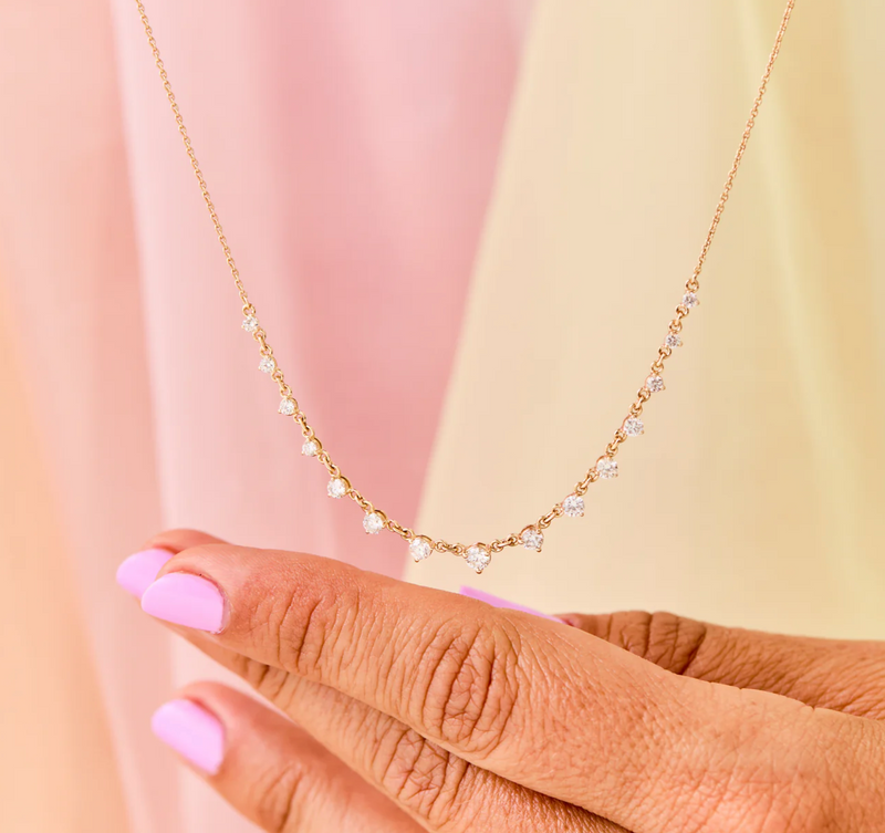 Grande Diamond Cascade Neckalce