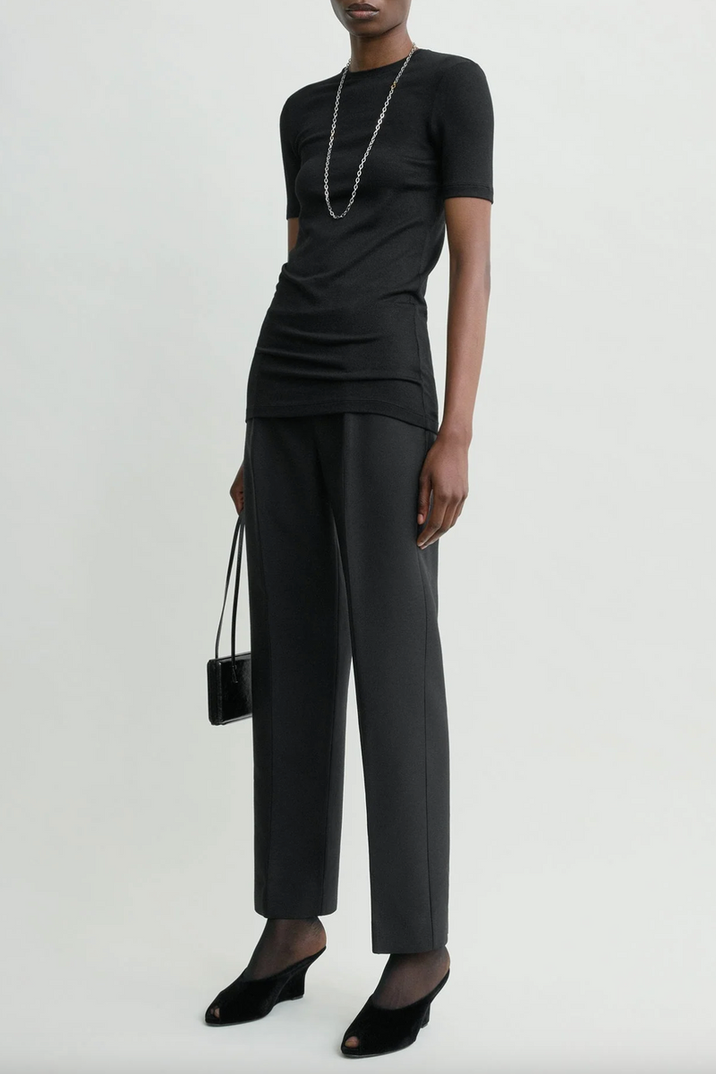 Slim Evening Trousers - Black