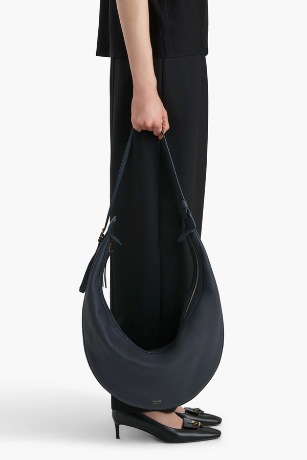 Augustina Hobo - Midnight Pebbled Leather