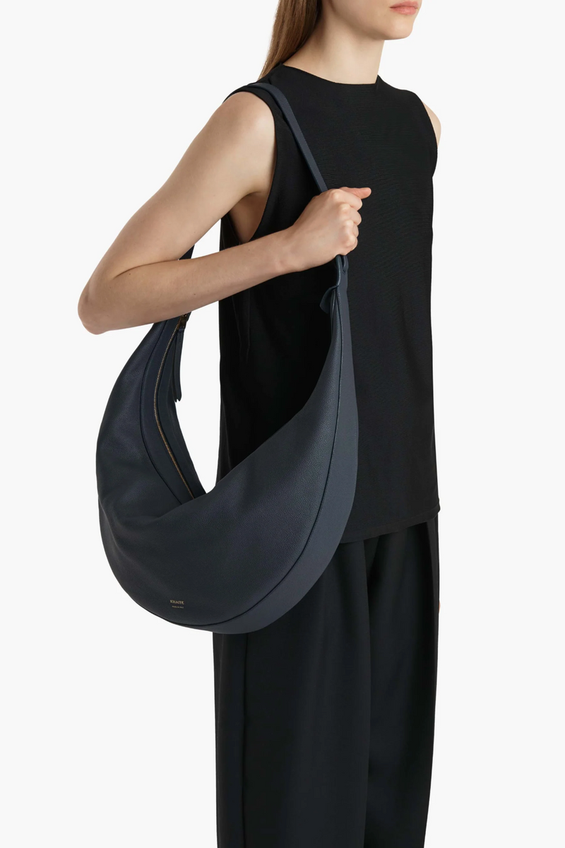 Augustina Hobo - Midnight Pebbled Leather