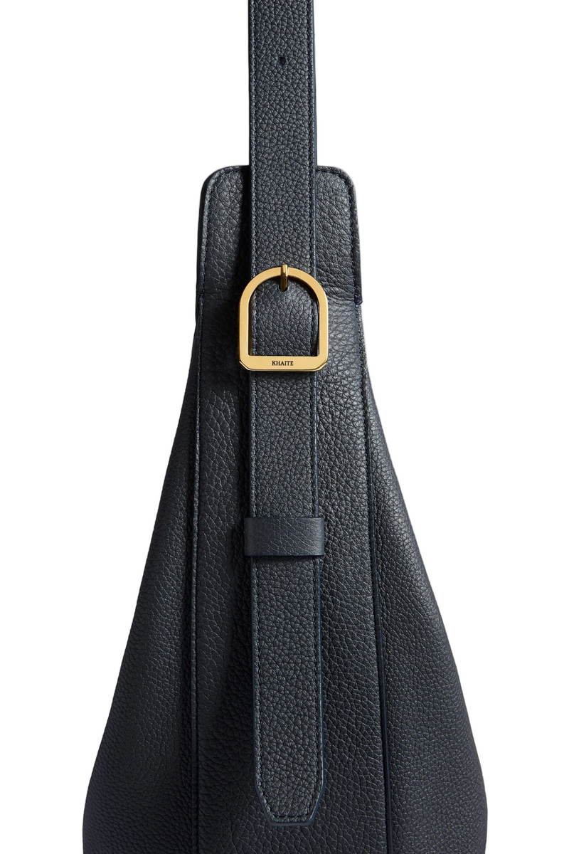 Augustina Hobo - Midnight Pebbled Leather