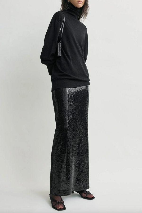 Sequin Skirt - Black