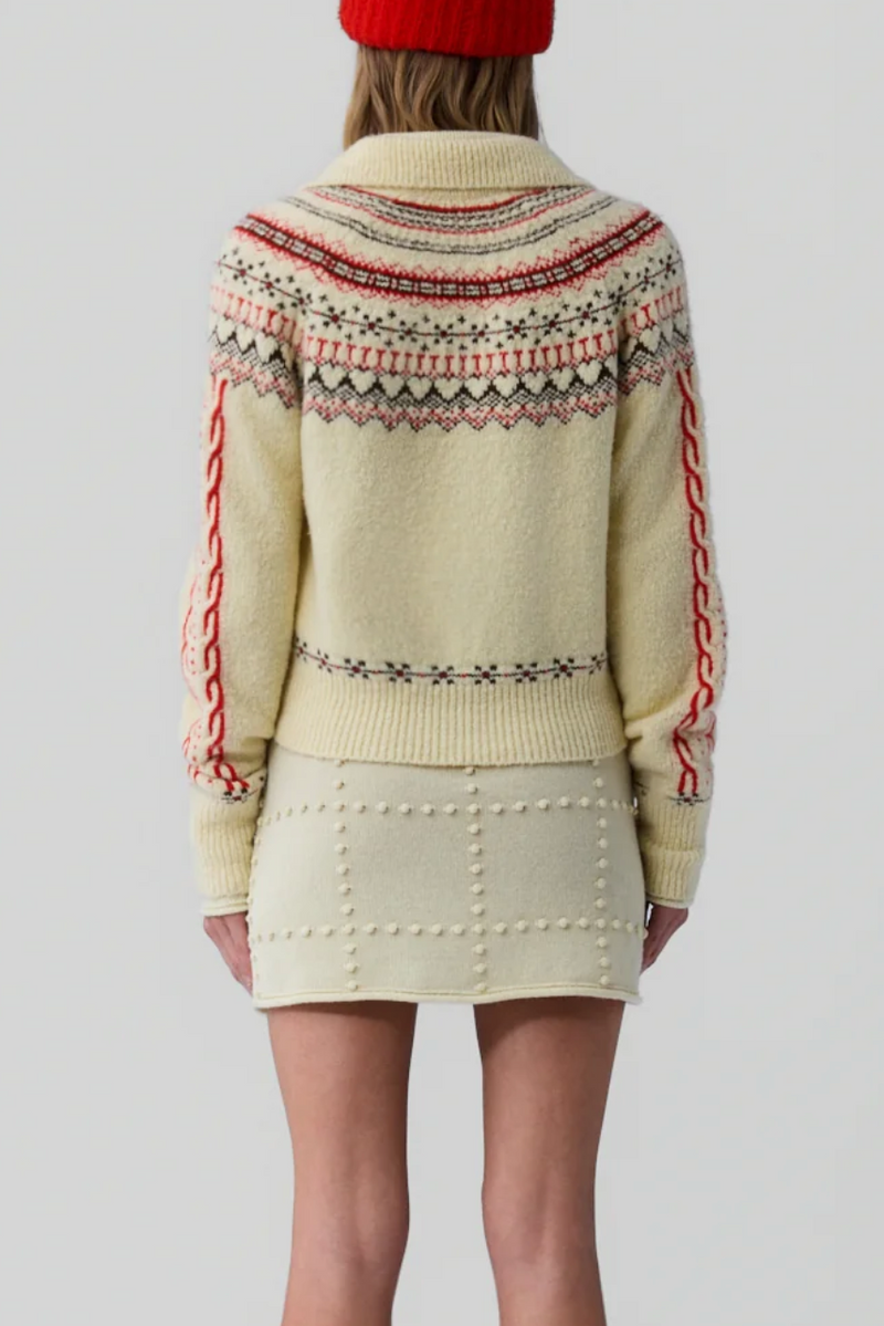 Cloud Chalet Cardigan - Mist Combo