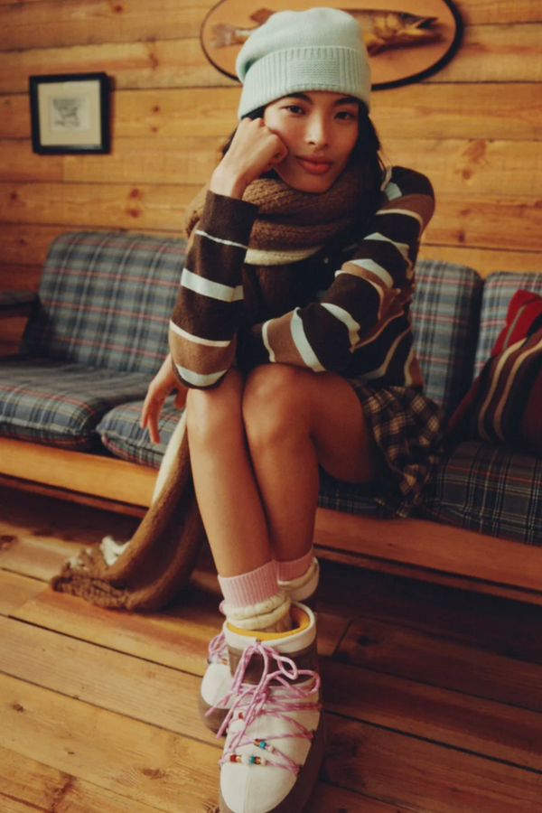 Rib Cuff Beanie - Seaglass