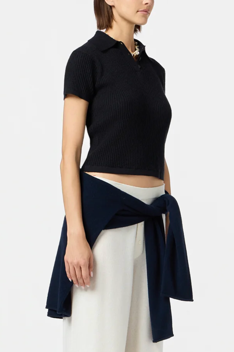 Shrunken Polo - Black