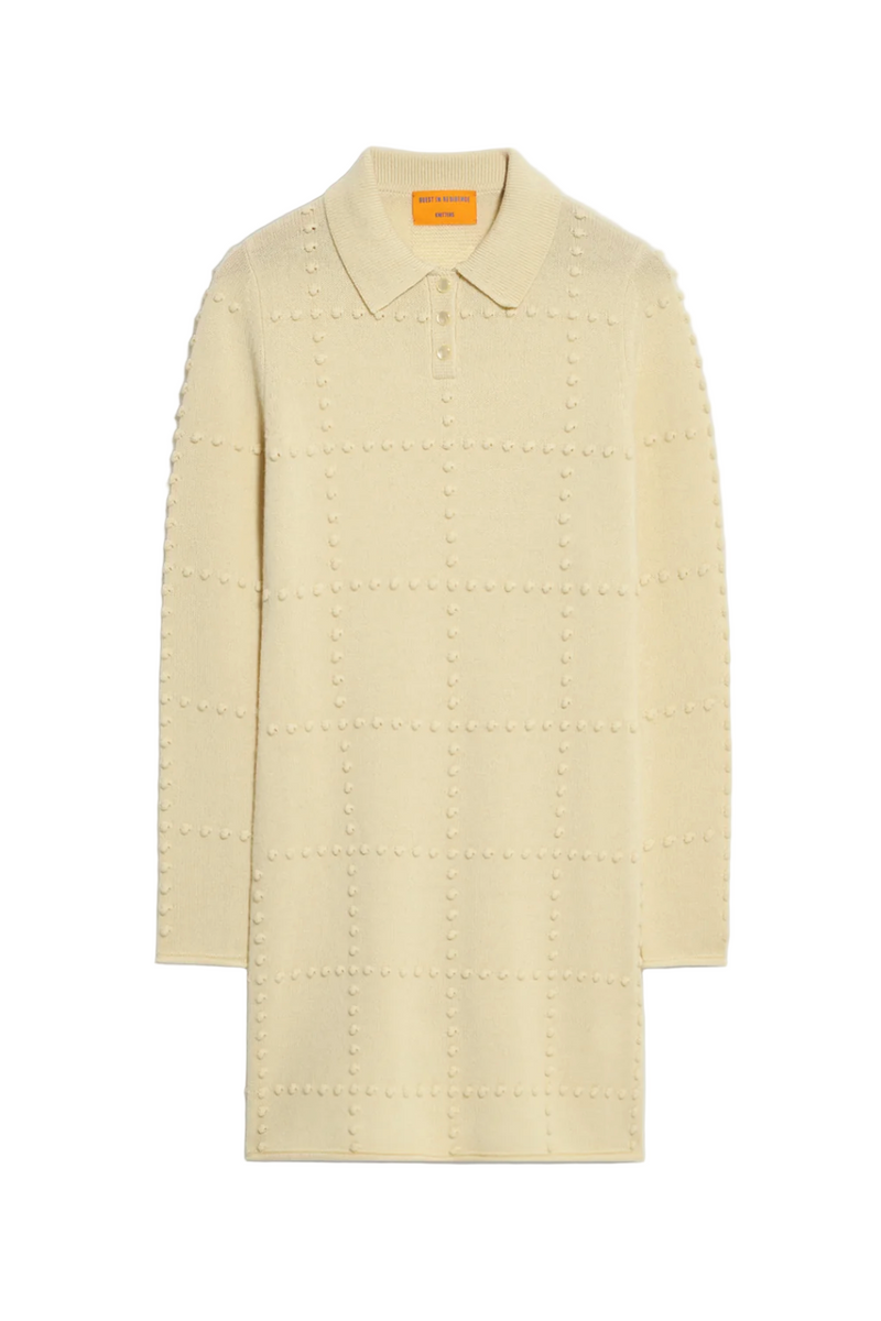 Popcorn Polo Dress - Mist