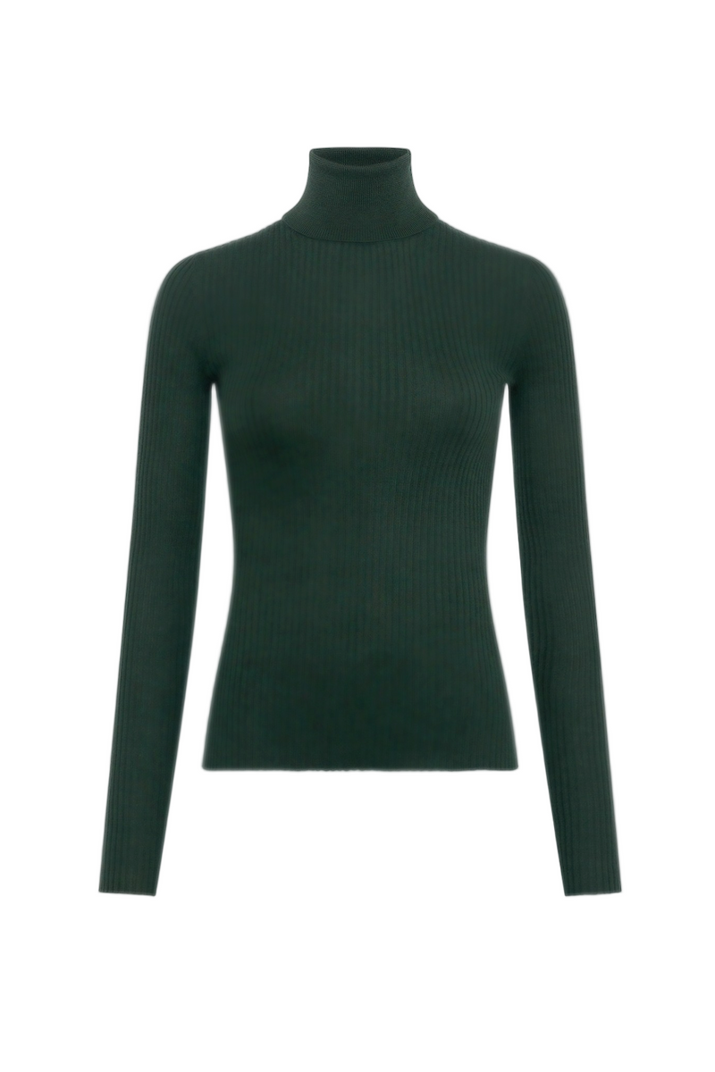 May Turtleneck - English Green