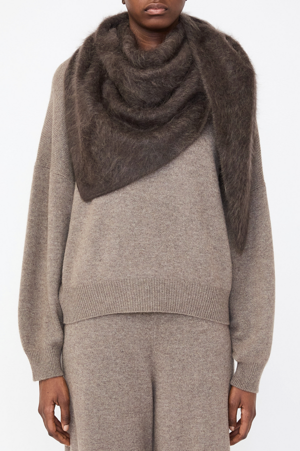 Brushed Bandana - Wood Brushed