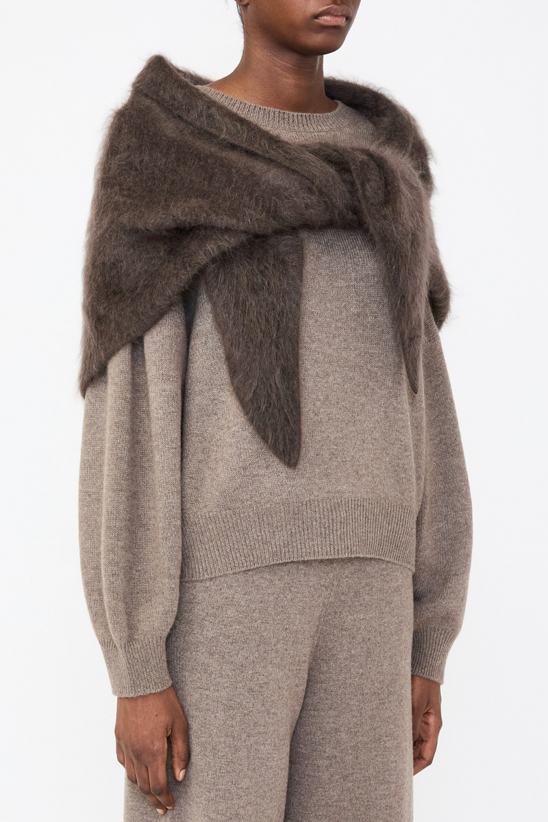 Brushed Bandana - Wood Brushed