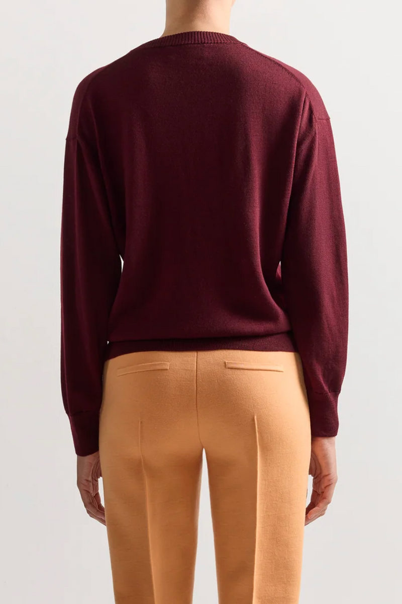 Jenna Sweater - Wine