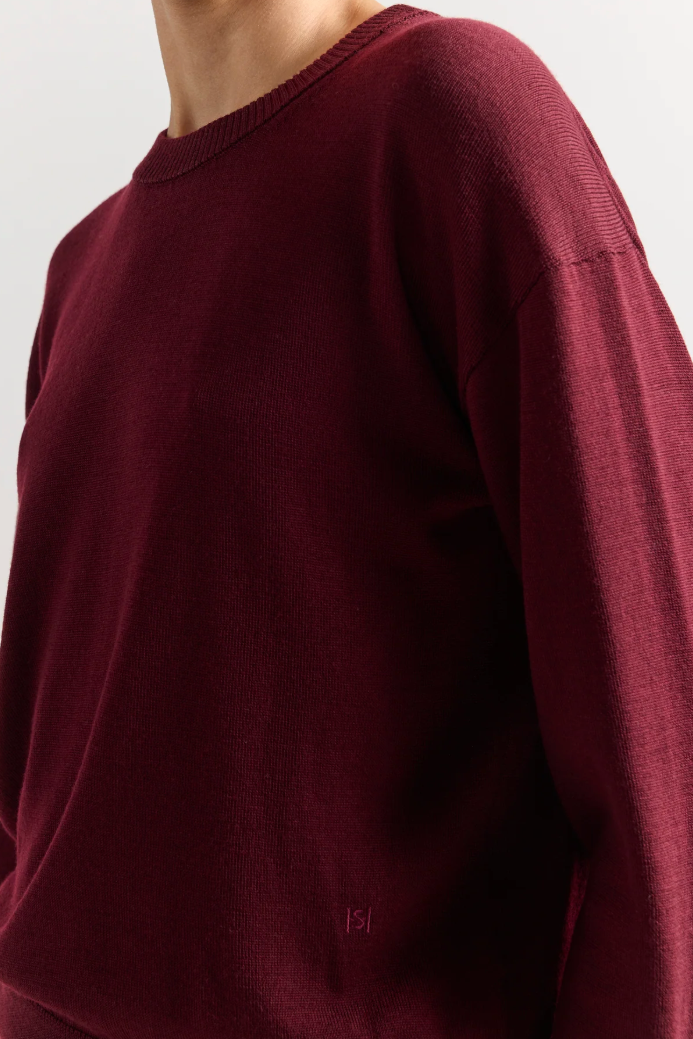 Jenna Sweater - Wine