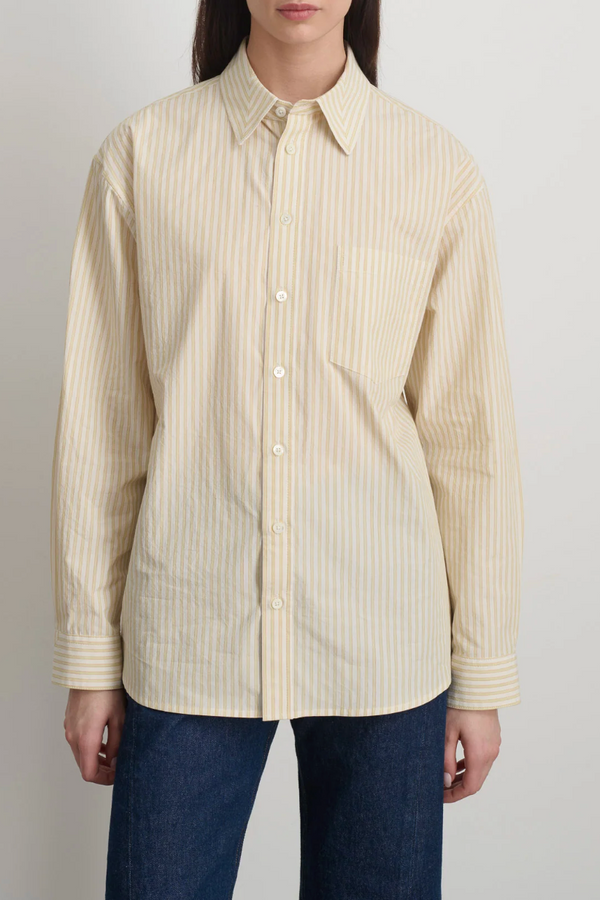 Nolan Shirt - Yellow Stripe