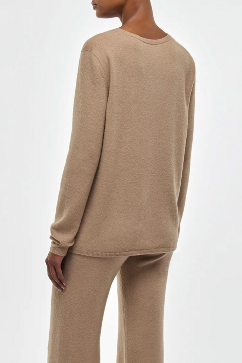 Vesper V-Neck Sweater - Camel