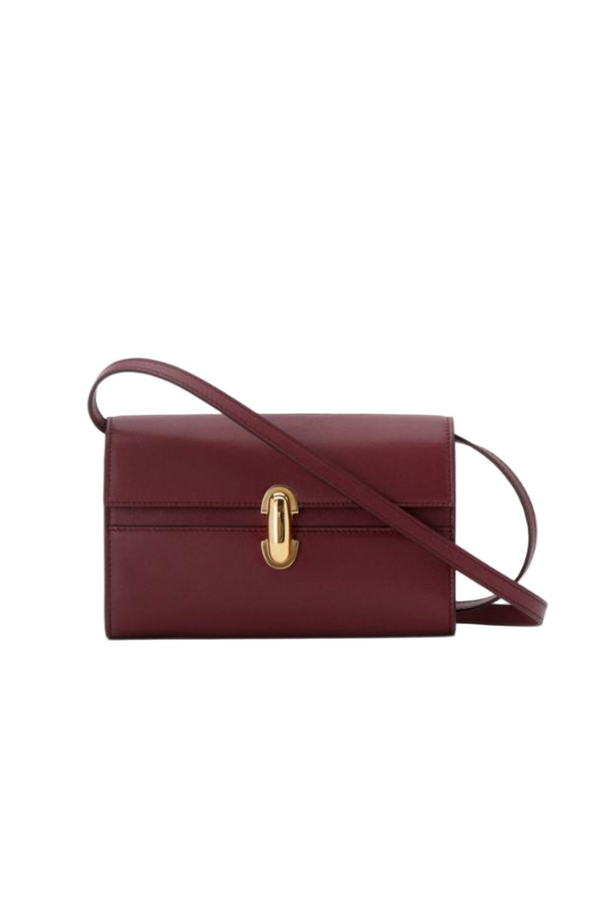 Symmetry Mini Bag in Smooth Calf Leather - Plum