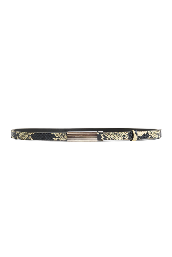 Empire Belt - Antique Silver/Natural