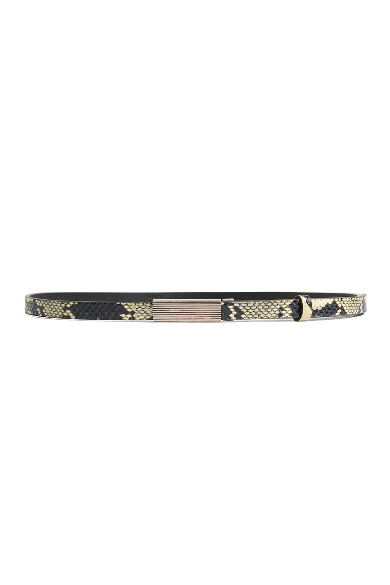 Empire Belt - Antique Silver/Natural