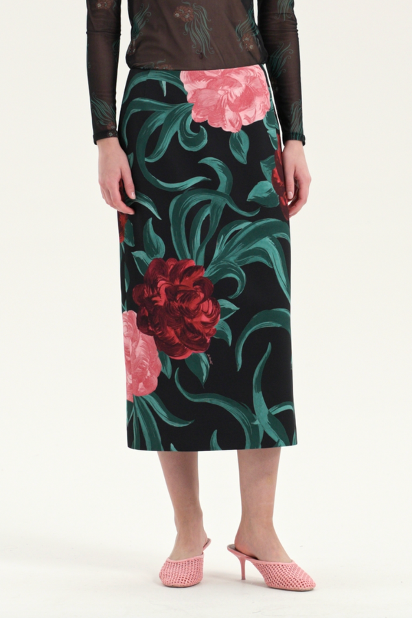 Pencil Skirt - Peony