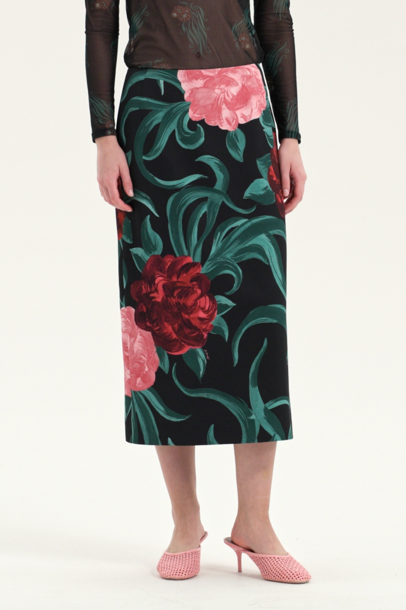 Pencil Skirt - Peony