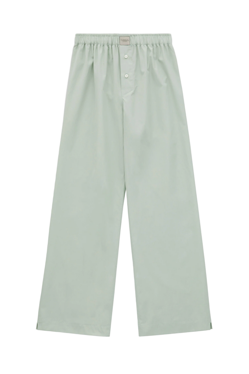 La Boxer Alta in Cotton Poplin - Sage