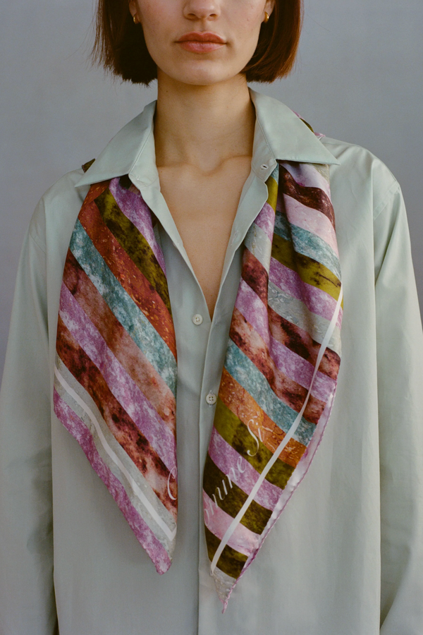 La Shirt Classica in Cotton Poplin - Sage