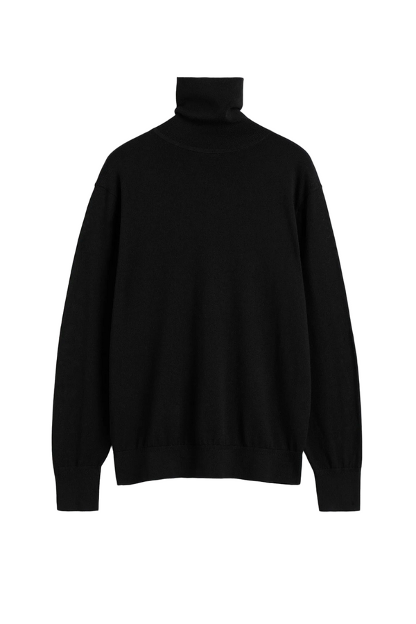 Merino Turtleneck - Black