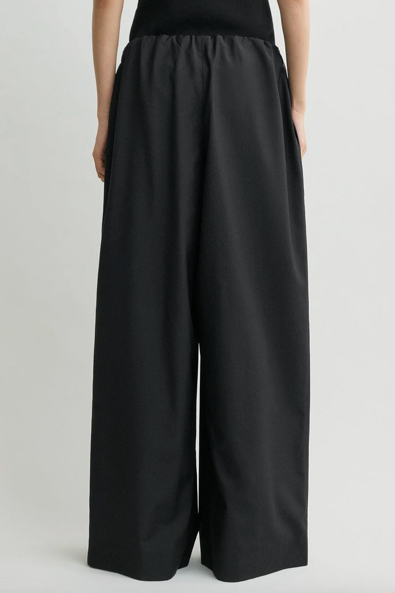 Drawstring Dinner Trousers - Black