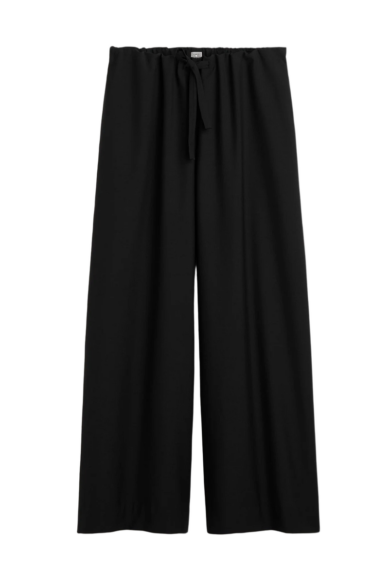 Drawstring Dinner Trousers - Black