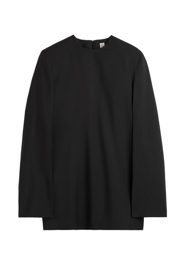 Tailored Dinner Blouse - Black