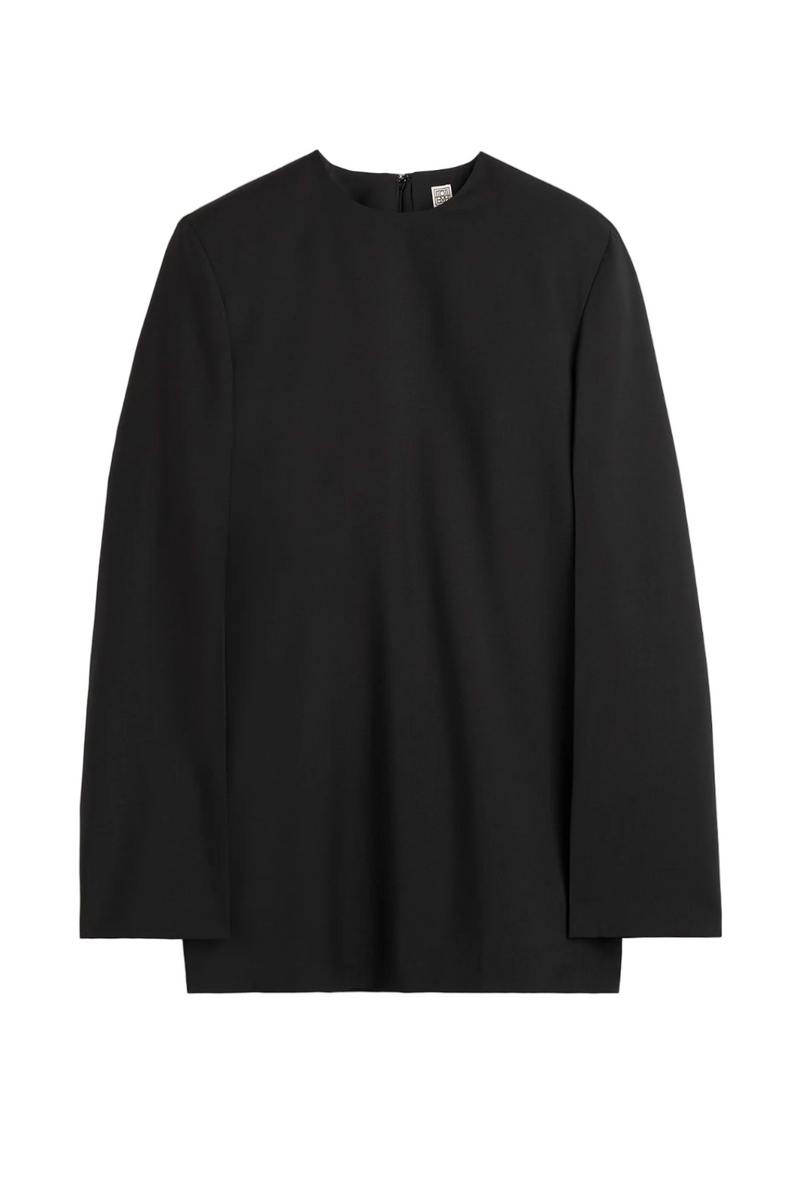 Tailored Dinner Blouse - Black