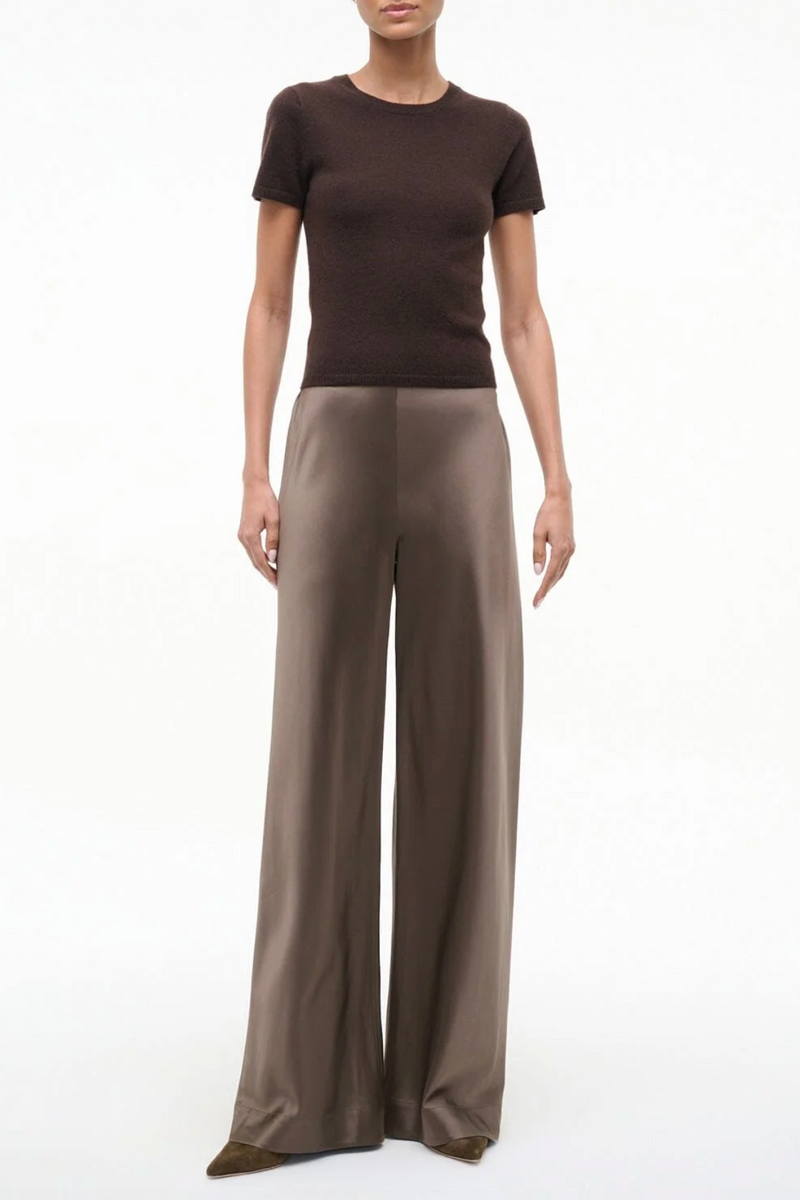 Stroll Silk Pant - Truffle