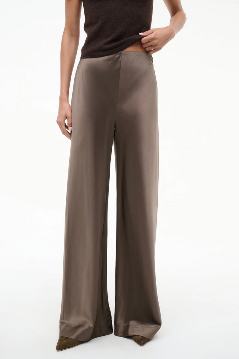 Stroll Silk Pant - Truffle