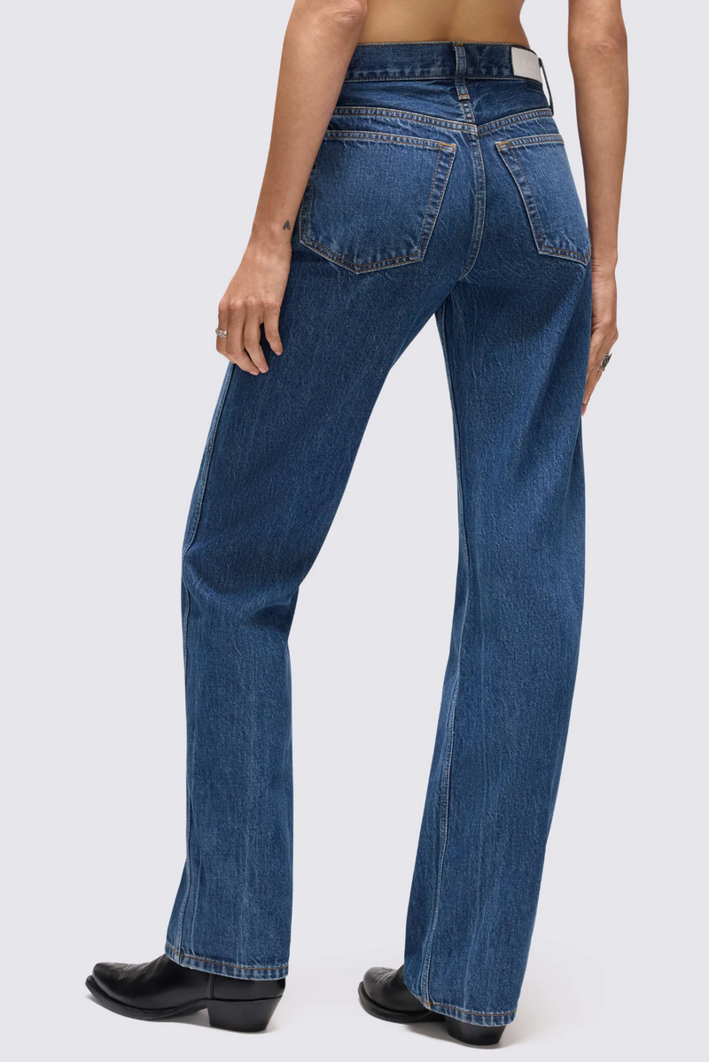 90s Mid Rise Loose - Rustic Indigo