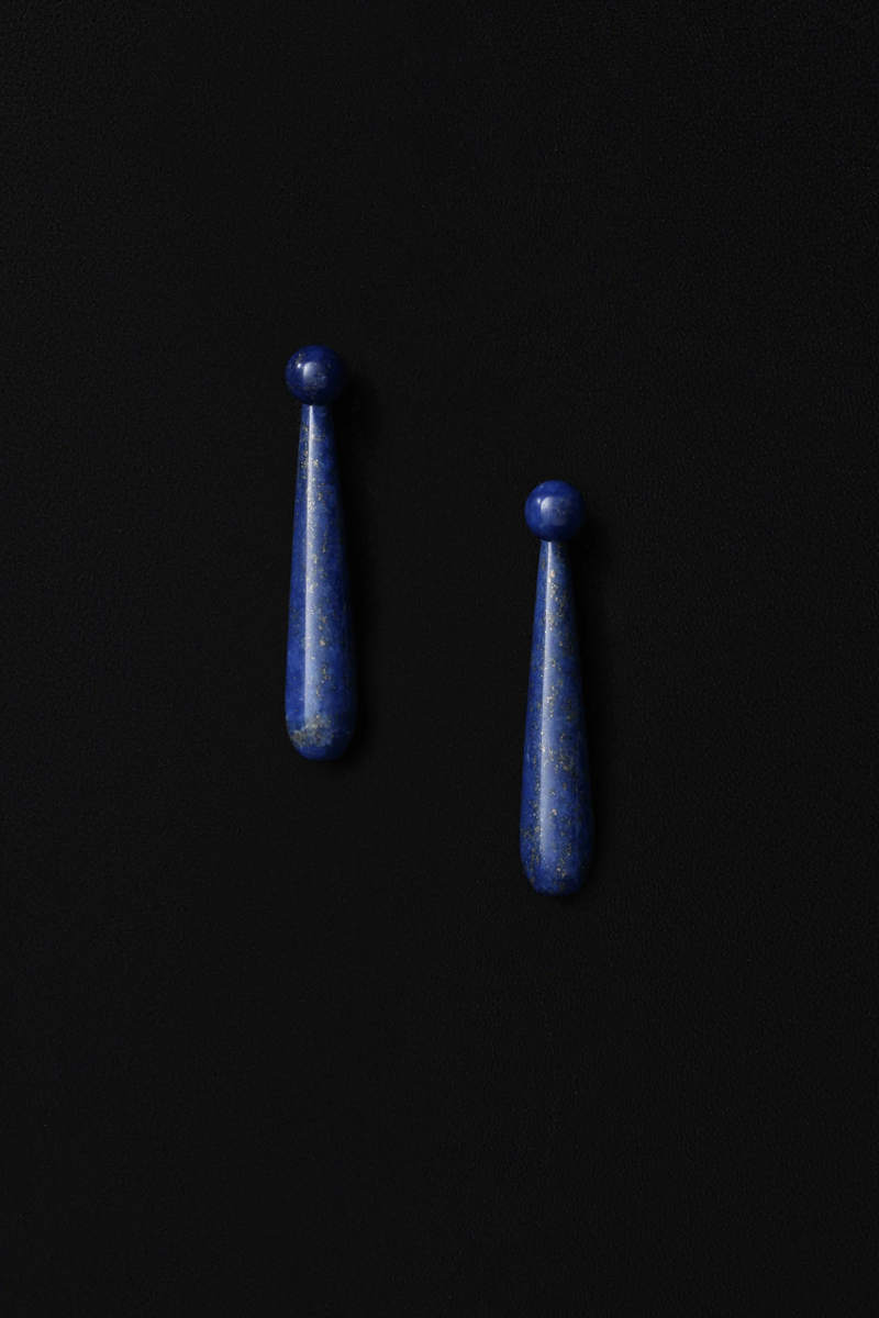 Medium Angelika Earrings - Lapis