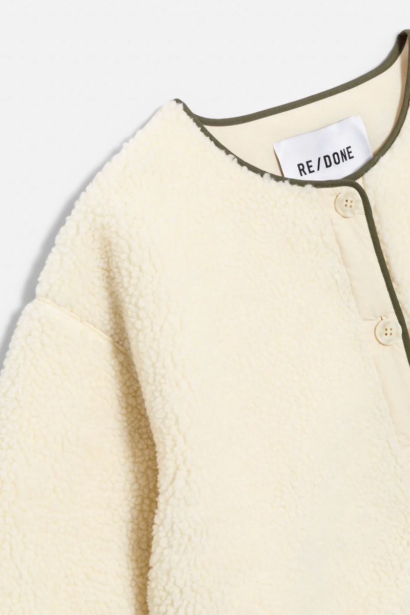 Cocoon Liner Jacket - Vintage White