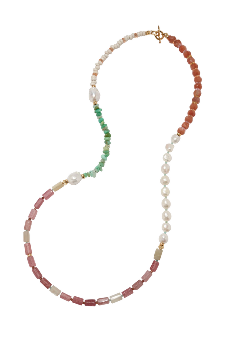 Cabana Necklace - Cactus Rose