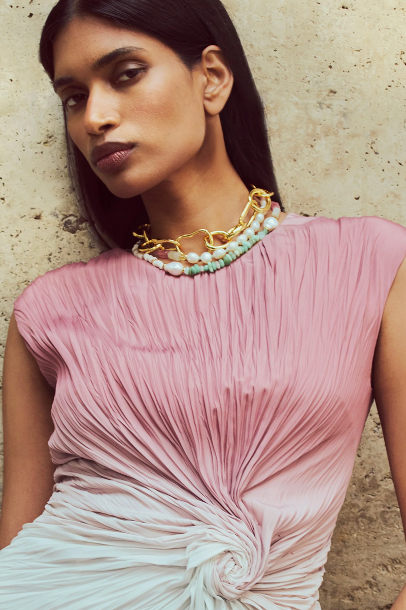 Cabana Necklace - Cactus Rose