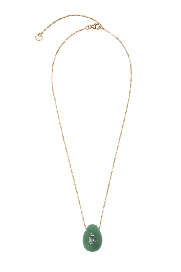 Constance Necklace - Green Aventurine