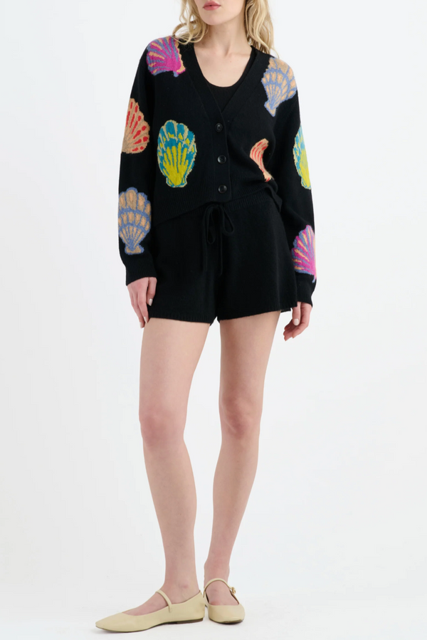 Shell Cardigan - Black