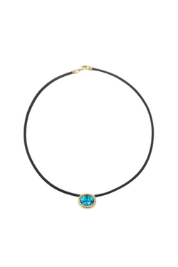 Scuba Choker - Blue Topaz