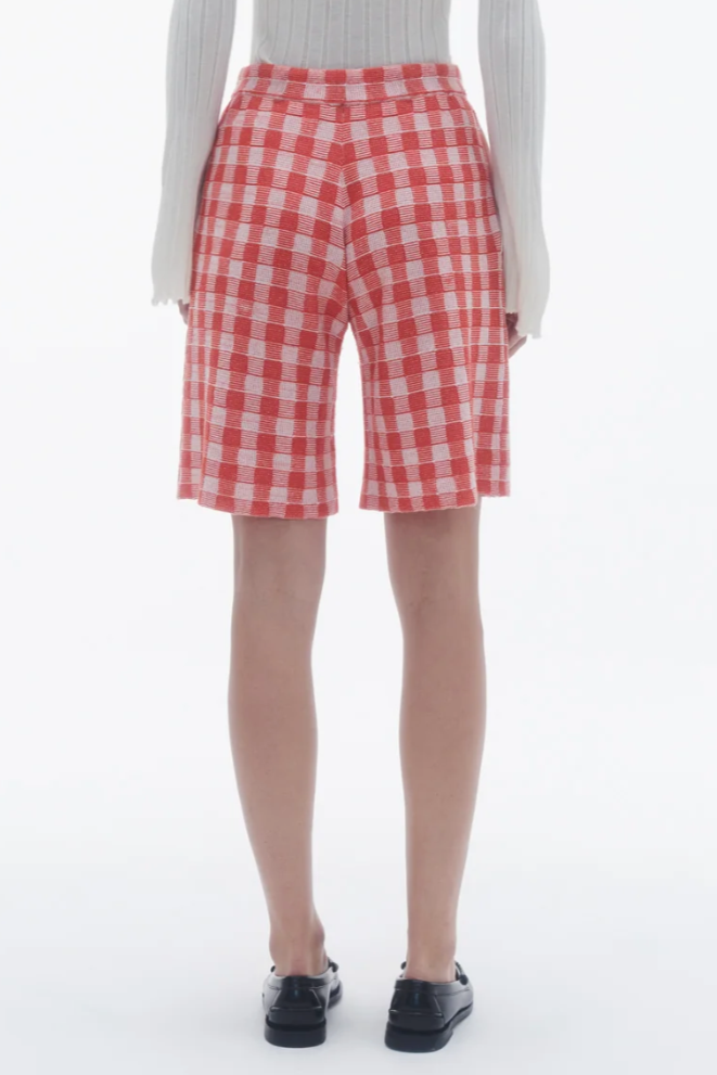 Gingham Bermuda Shorts - Midnight Combo