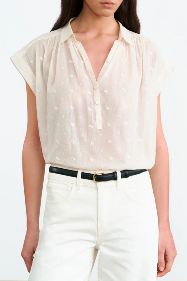 Normandy Blouse - Ivory